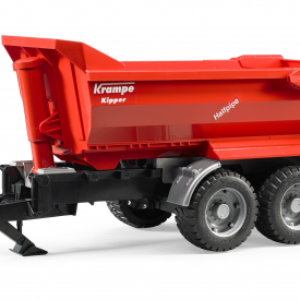 Bruder Scale 1:16 Krampe tandem halfpipe trailer